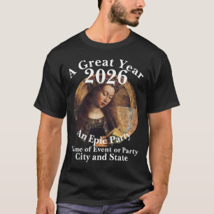 Thee Brunch Lunch Patio Tuin 2024 Feest vieren T-shirt