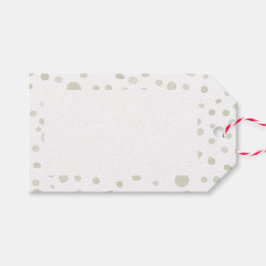 Thee Confetti Watercolor Stippen Cadeaubijslage Cadeaulabel