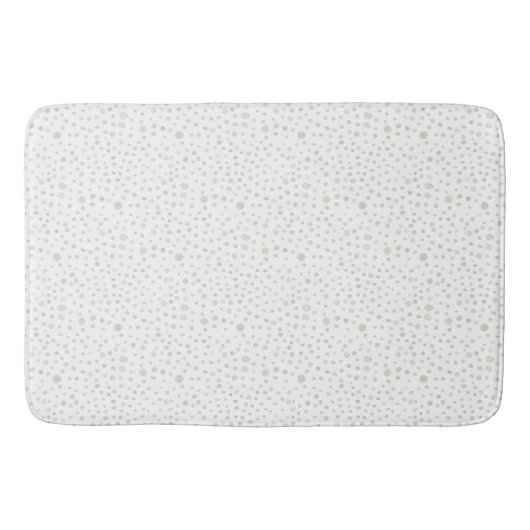 Thee Confetti Waterverf Stippen Badmat (Voorkant)