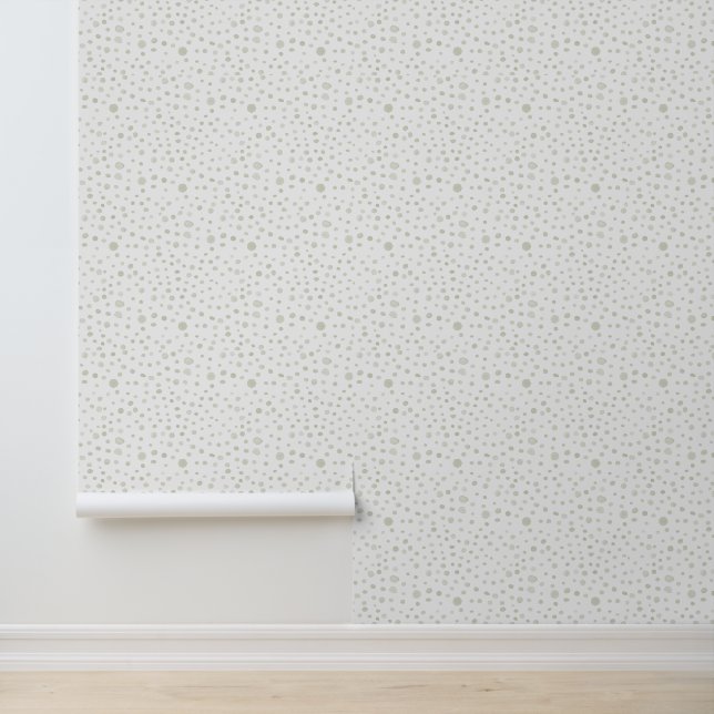 Thee Confetti Waterverf Stippen Behang (Applicatie)