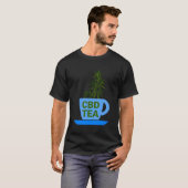Thee Cup CBD olie CBD thee Drinker T-shirt (Voorkant volledig)
