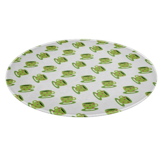 Thee Cup wit Snijplank (Hoek)