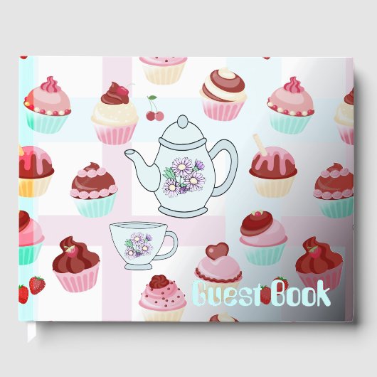 Thee & Cupcakes Gastenboek (Voorkant)