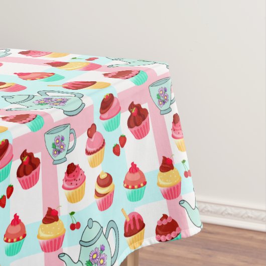 Thee & Cupcakes Tafelkleed (Voorbeeld)