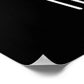 Thee Cups Grappige Bra Puns Donker BG Poster (Hoek)