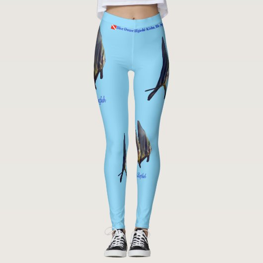 Thee Cute Longfin Batfish Leggings (Voorkant)