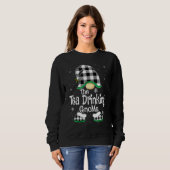 Thee Drinkende Kabouter Buffalo Plaid Overeenkomst Trui (Voorkant volledig)