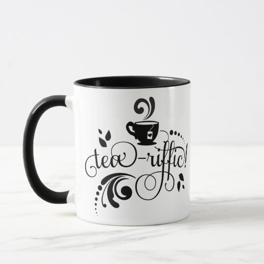 Thee drinker Thee liefhebber, Cadeau voor Thee lie Mok (Links)