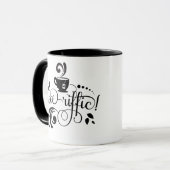 Thee drinker Thee liefhebber, Cadeau voor Thee lie Mok (Voorkant links)