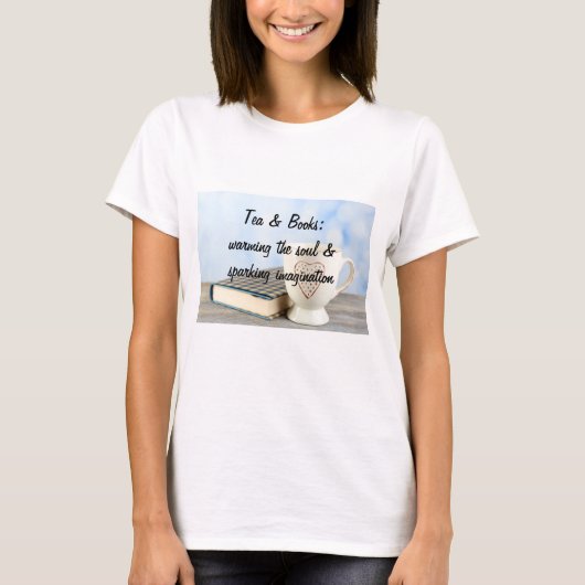 Thee en boeken 1 t-shirt (Voorkant)