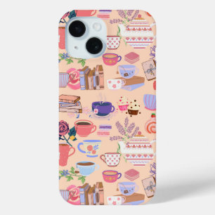 Thee en boeken iPhone 15 case