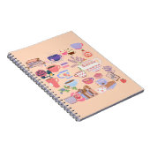 Thee en boeken notitieboek (Rechterzijde)