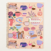 Thee en boeken planner (Voorkant)