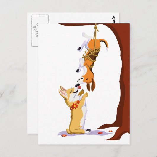 Thee en Crumpet Briefkaart (Voorkant / Achterkant)