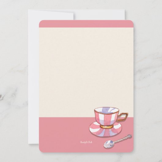 Thee en dessert kaart (Achterkant)