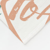 Thee en gebotterde toast offertes fleece deken (Hoek)