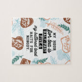 Thee en gebotterde toast offertes legpuzzel (Horizontaal)