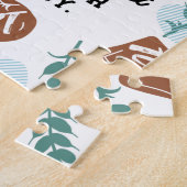 Thee en gebotterde toast offertes legpuzzel (Zijkant)