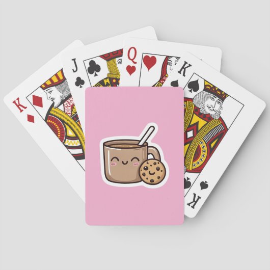 Thee en Koekje  Pokerkaarten (Achterkant)