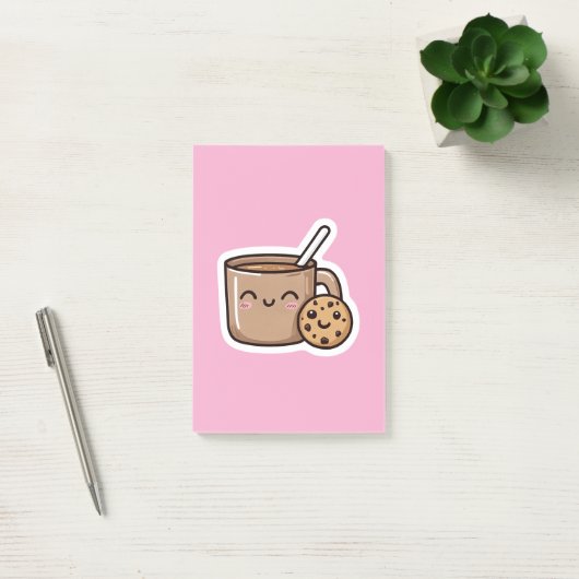 Thee en koekje  post-it® notes (Kantoor)