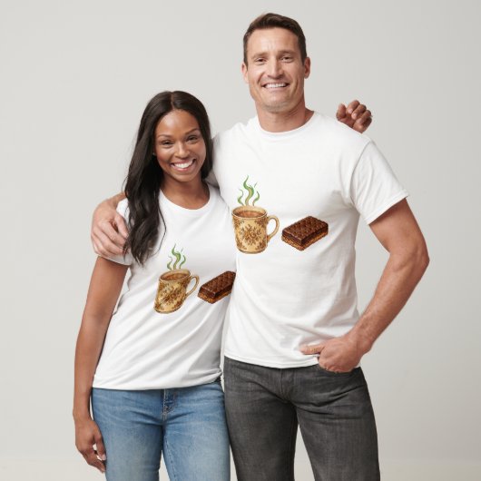 Thee en koekjes t-shirt (Unisex)