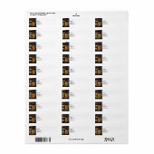 Thee en koffie etiket (Full Sheet)
