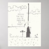 Thee en muziek Poster (Voorkant)