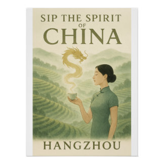 Thee en rust China Perfect Poster