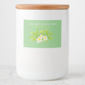  thee- en Tea-blend-voedseletiketten Voedselcontainer Etiket (Voorkant)