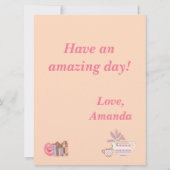 Thee en verjaardagsboeken kaart (Achterkant)