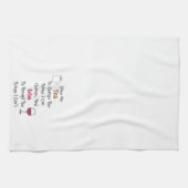 thee en wijn theedoek (Horizontaal)