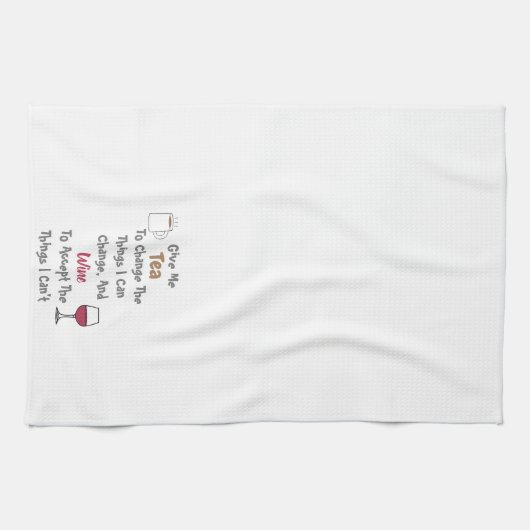 thee en wijn theedoek (Horizontaal)