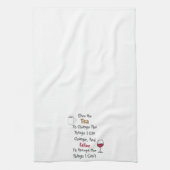 thee en wijn theedoek (Verticaal)