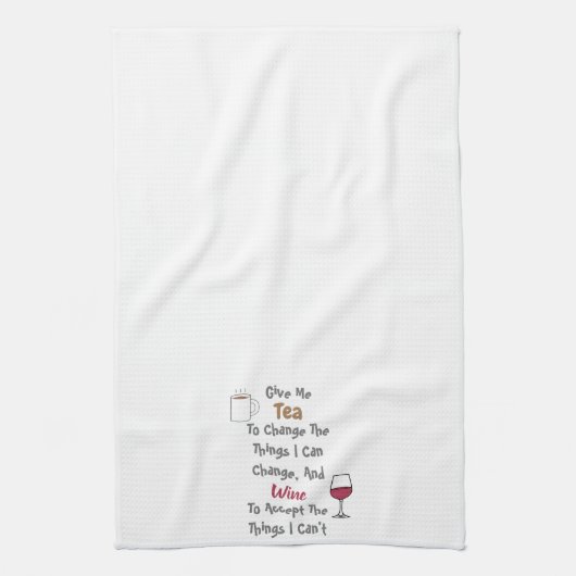 thee en wijn theedoek (Verticaal)