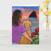 Thee en Zusters Kaart (Gele Bloem)