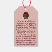 Thee Exchange aanvraag Behuizing Kaart- theezakvor Cadeaulabel (Achterkant)