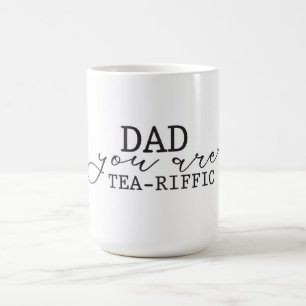 Thee‑Fantastische Vader Punt Typography Design Koffiemok