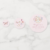 Thee feest tafel confetti (Voorkanten)