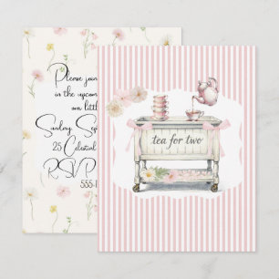 Thee feestje baby shower digitale download kaart