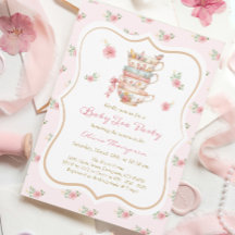 Thee feestje baby shower