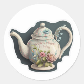thee feestje baby shower sticker