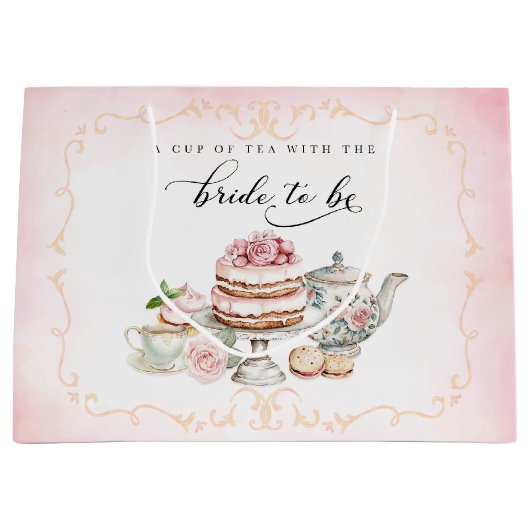 Thee feestje Bruids douche cadeautas – Bruid tot z (Voorkant)