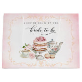 Thee feestje bruidsuitnodiging cadeautas – Bruid-t (Voorkant)