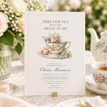 Thee feestje bruiloft met bloemen en wilde bloemen