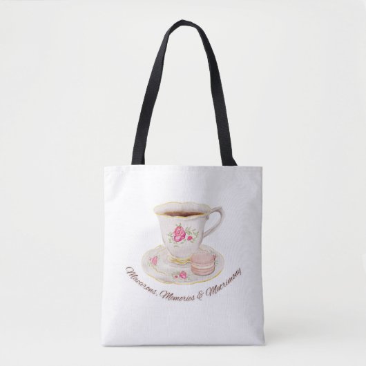 Thee feestje Elegante Bruidsdouche Bruidsmeisjesfe Tote Bag (Voorkant)