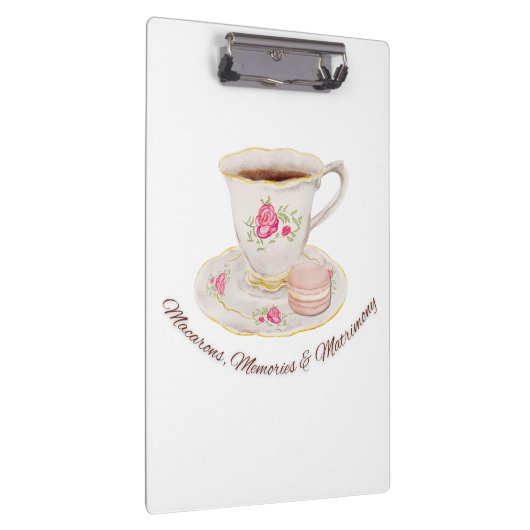 Thee feestje Elegante Bruidsdouche Jonggezellen Br Klembord (Rechts)