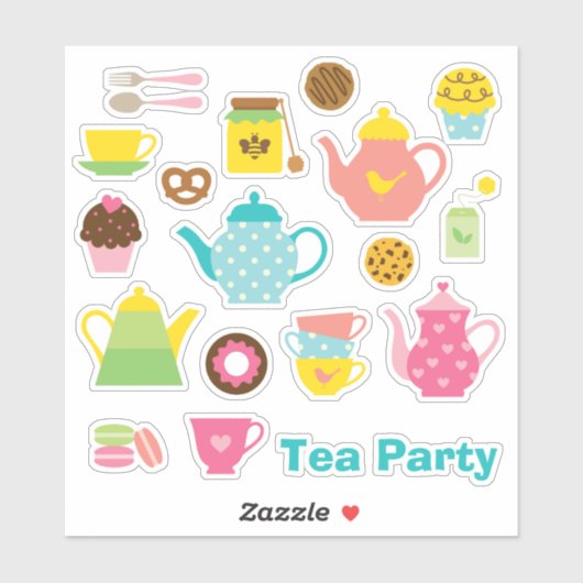 Thee Feestje Sticker Set (Vel)