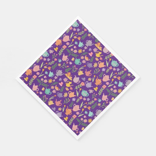 Thee feestje Verjaardag Bruids- Paas- Lente Bloems Servet (Hoek)