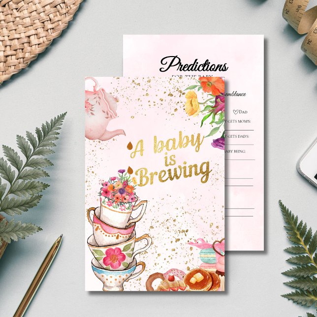 Thee feestje voor baby is in aantocht Voorspelling (Creator heeft geüpload)