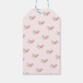 Thee feestje voor baby shower cadeaulabel (Achterkant)
